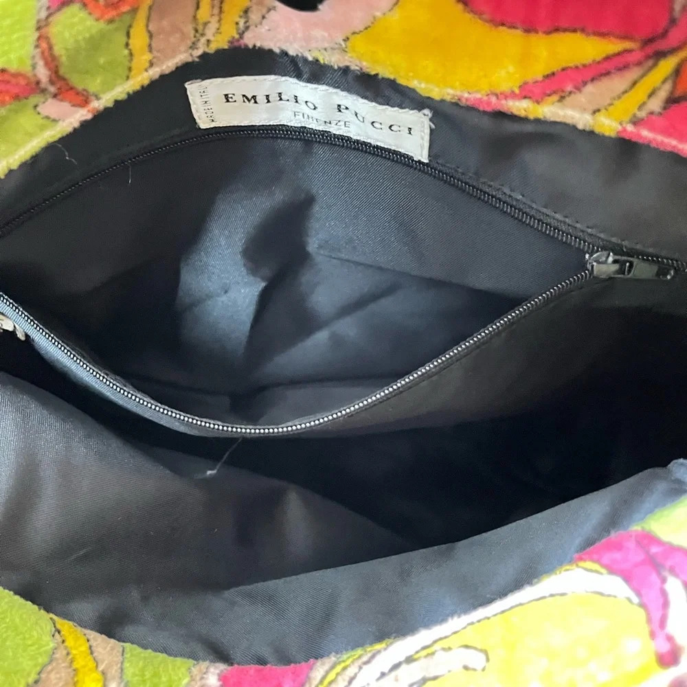 Emilio Pucci Vintage terry cloth hand bag - Picture 12 of 17